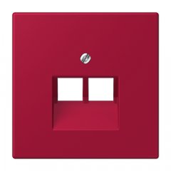 Virsma IAE/UAE-datu rozetei 2 x 8-polig, termoplasts lakots, Serie LS, rouge carmin