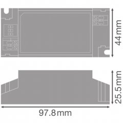 Gaismas diožu dzinējs LED DRIVER DIP-SWITCH -30/220-240/700
