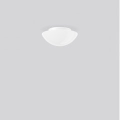 Gaismeklis FLAT BASIC, 6,9 W, 730 lm, 830, white, on/off Ceiling and wall luminaires, D 250 H 106, Opal glass