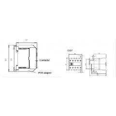 CE07.10-230V-50/60Hz Motorizēts miniatūrais kontaktors  3kW