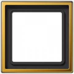 Rāmītis 1-vietīgs, vertikālā un horizontālā montāža, zelta krāsā, LS 990