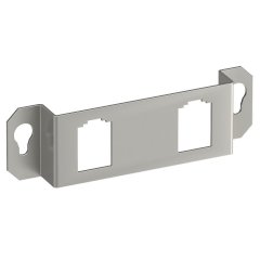 Montāžas plaksne priekš GE2F ar 2x caurumiem Type B, V2A, 1.4301 MTGE2F 2B