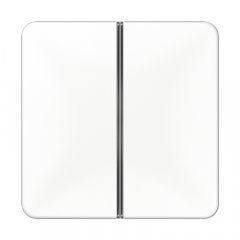 Taustiņs 2-viet, F40, Serie CD, balts