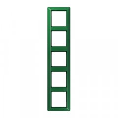 Rāmītis 5-vietīgs, vertikālā un horizontālā montāža, termoplasts, AS 500, zaļš