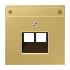 Virsma IAE/UAE-datu rozetei 2 x 8-polig, marķējams, Serie LS, misiņš