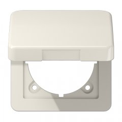 Rozetes vāks ar atsperi, termoplasts, Serie CD, ziloņkaula