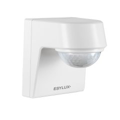 200° motion detector, IP55, white, remote controllable