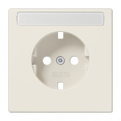 Centrālplate kontaktligzdai marķējams, duroplasts, Serie LS, ziloņkaula