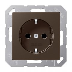Kontaktligzda SCHUKO, 16 A 250 V ~, skrūvju spailes, Serie A, moka