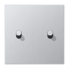 Virsma slēdžiem, 1-viet, 2 cilindrisks rotācijas slēdzis, Serie LS 1912, alumīnijs