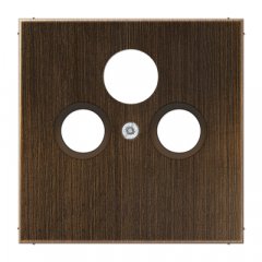 Centrālplate unversālā Sat/BK, misiņa, Serie LS, misiņa antik