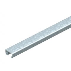 Profilēta sliede neperf.,šlices platums 16.5 mm 2000x35x18, St, FT