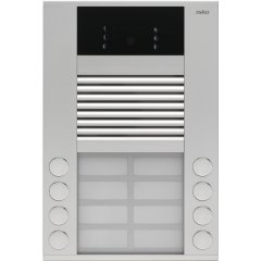 Virsapmetuma ārejais namrunis (door-phone) 20 mm ar 8 zvaniem divās rindās un kameru