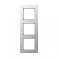 Rāmītis 3-vietīgs, vertikālā un horizontālā montāža, termoplasts krāsots, A FLOW, alumīnija