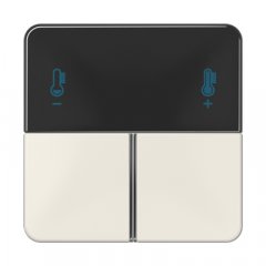 Taustiņs 3-viet, F40 KNX telpas kontrolierim, Serie CD, ziloņkaula