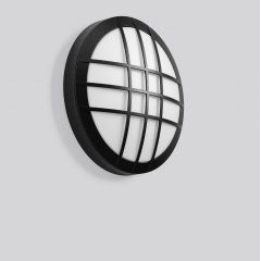 Gaismeklis ROUNDED, 3,5...9,5 W, 260...690 lm, 830, 840, anthracite, on/off Ceiling and wall luminaires, D 300 H 77, Opal glass