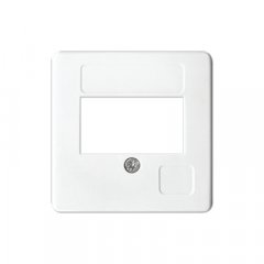 Vāks montāžas kārbai, termoplasts, 50 x 50 mm, balts