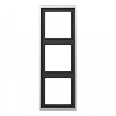 Rāmītis 3-vietīgs, vertikālā un horizontālā montāža, LS 990, alumīnija