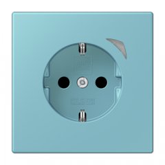 Kontaktligzda JUNG HOME SCHUKO, 16 A 250 V ~, skrūvju spailes, ar indikātoru un bērnu drošību, termoplasts krāsots