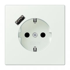 Kontaktligzda SCHUKO 16 A 250 V ~, USB pieslēgvieta 1 x Typ A, ar bērnu drošību, Serie LS, outremer gris