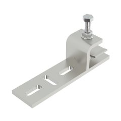 Sijas stiprinājums maks. biezums 28mm 153x40x44mm, V2A, 1.4301, 2B
