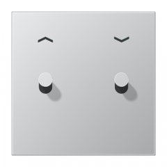 Virsma slēdžiem, 1-viet, 2 rotācijas slēdzis, ar virzienrādītāju, Serie LS 1912, alumīnijs