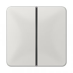 Taustiņs 1-viet, F40, Serie CD, gaiši pelēks