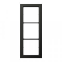 Rāmītis 3-vietīgs, FLAT DESIGN, antracīts (lakots alumīnijs)