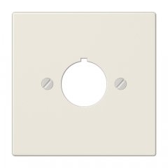 Virsma komunikāciju rozetei 22,5 mm Ø, duroplast, Serie LS, ziloņkaula