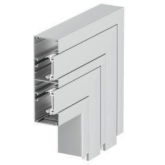 Plakans leņķis ALU Stabils, neregulējams 53x165x250, Alu, EL