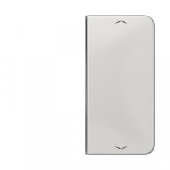 Taustiņs slēdzim 2-viet, ar virzienrādītāju, F40, Serie CD, gaiši pelēks