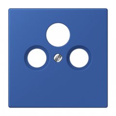 Centrālplate unversālā Sat/BK, termoplasts lakots, Serie LS, bleu outremer 59