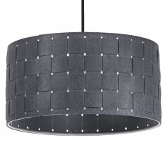 Decor Felt Weaving Pendant 380 mm E27 Dark Gray