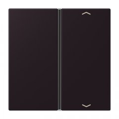 Taustiņs slēdzim 1-viet, ar virzienrādītāju, F40, Serie LS, noir d'ivoire