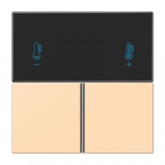 Taustiņs 3-viet, F40 KNX telpas kontrolierim, Serie LS, ocre