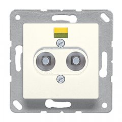 Potenciāla izlīdzināšanas ligzda, termoplastiska, 50 x 50 mm, ziloņkaula