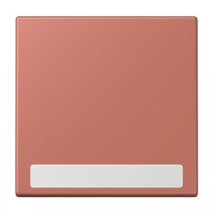 Taustiņs 1-viet, marķējams, Serie LS, terre sienne brique