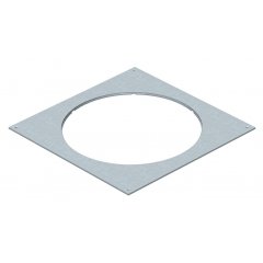 Montāžas vāks 350-2/3 priekš R7 383x383x4, St, FS DUG 350-3 R7