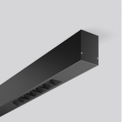 Gaismeklis LESS IS MORE BEAMLINE, 23 W, 2050 lm, 930, black, DALI Ceiling luminaires, L 1127 B 57 H 75, Mini-Reflector-System
