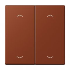 Taustiņs KNX slēdzim, ar virzienrādītāju 2-viet, Serie LS, terre sienne brûlée 59