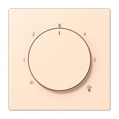 Centrālplate termostatam, termoplasts lakots, Serie LS, terre sienne pâle