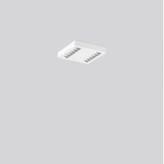 Gaismeklis SONIS, 26 W, 3450 lm, 840, white, DALI Ceiling luminaires, L 602 B 602 H 47, Alea optical system, Louvre