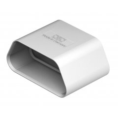 Savienotājskava zemgrīdas kanālam DU6025, PVC, gaiši pelēks DUC 6025