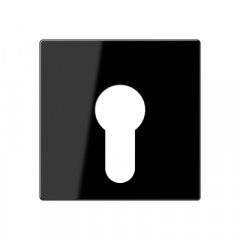 Virsma slēdzim ar atslēgu, termoplasts, Serie A, melns