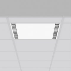 Gaismeklis SONIS, 26 W, 3450 lm, 840, white, DALI Lay-in luminaires, L 596 B 596, Alea optical system
