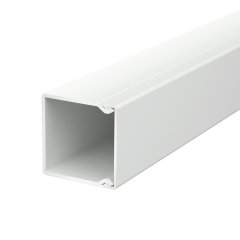 Kabeļu kanāls ar perforēto pamatni 40x40x2000, PVC, gaiši pelēks, 7035
