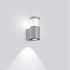 Gaismeklis MEGA CONE, 14 W, 790 lm, 840, silver, on/off Wall luminaires, L 160 B 115 H 249, Transparent glass