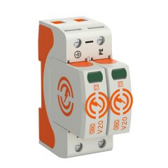 Pārsprieguma novadītājs V20 divu polu 280V V20-2-280