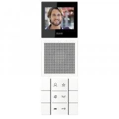 Siedle In-Home-Bus iekštelpu video panelis, Serie LS, alpinweiß