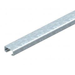 Profilēta sliede neperf., šlices platums 16 mm 2000x30x15, St, FS